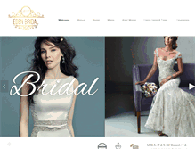 Tablet Screenshot of edenbridal.co.uk